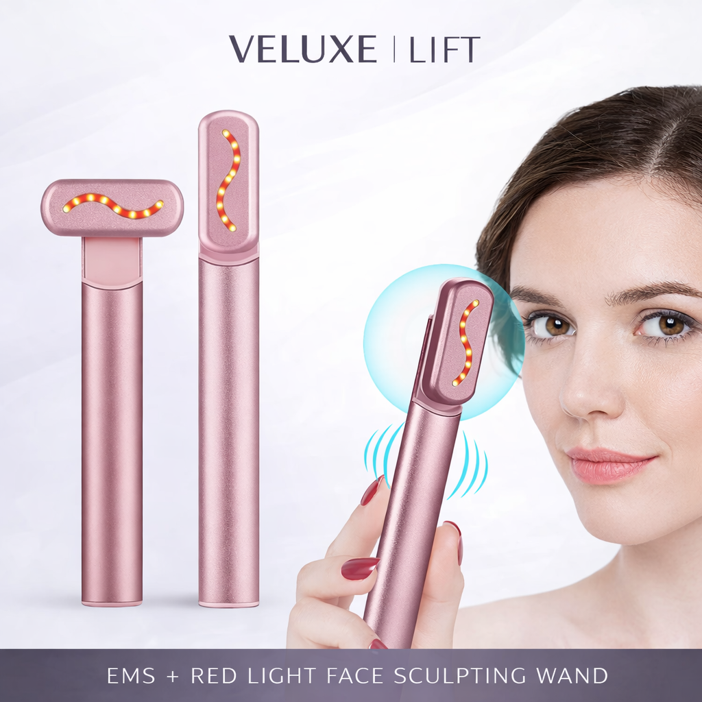 VELUXE LIFT™ – EMS Microcurrent & Red Light Facial Wand