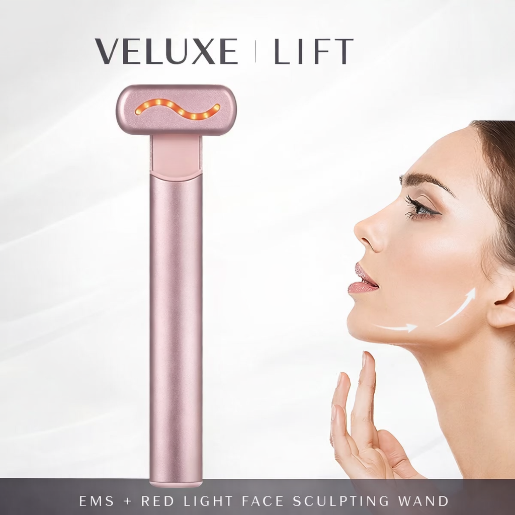 VELUXE LIFT™ – EMS Microcurrent & Red Light Facial Wand