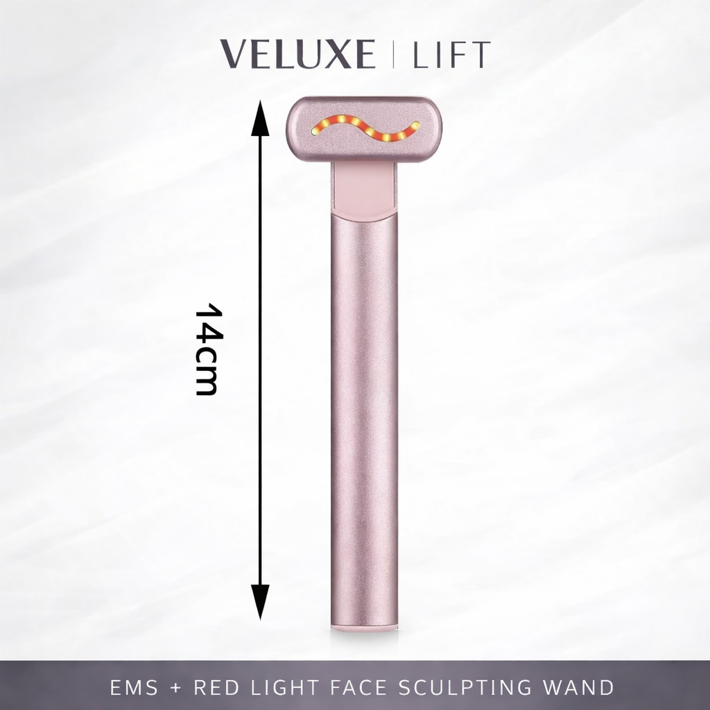 VELUXE LIFT™ – EMS Microcurrent & Red Light Facial Wand